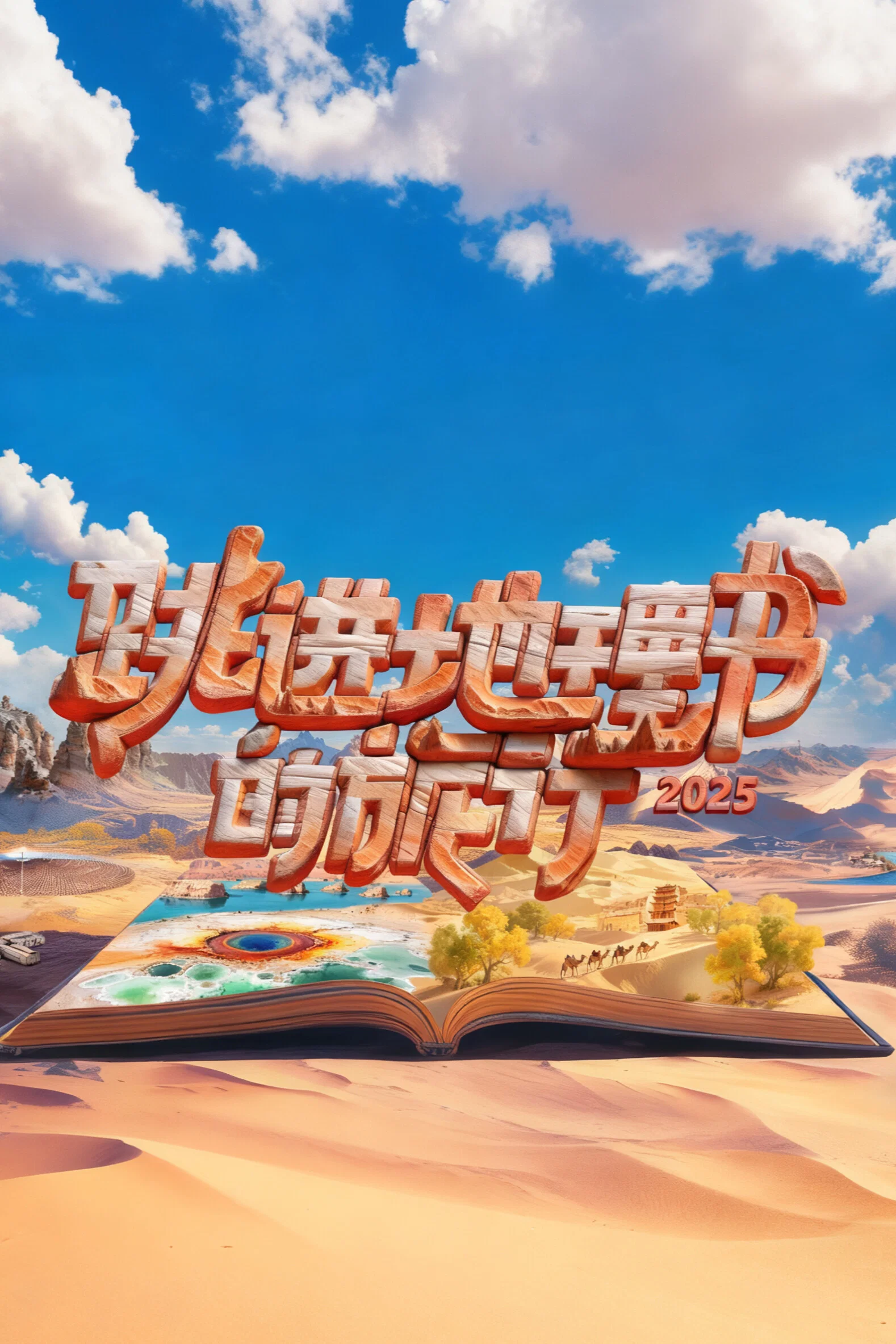 《跳进地理书的旅行》海报