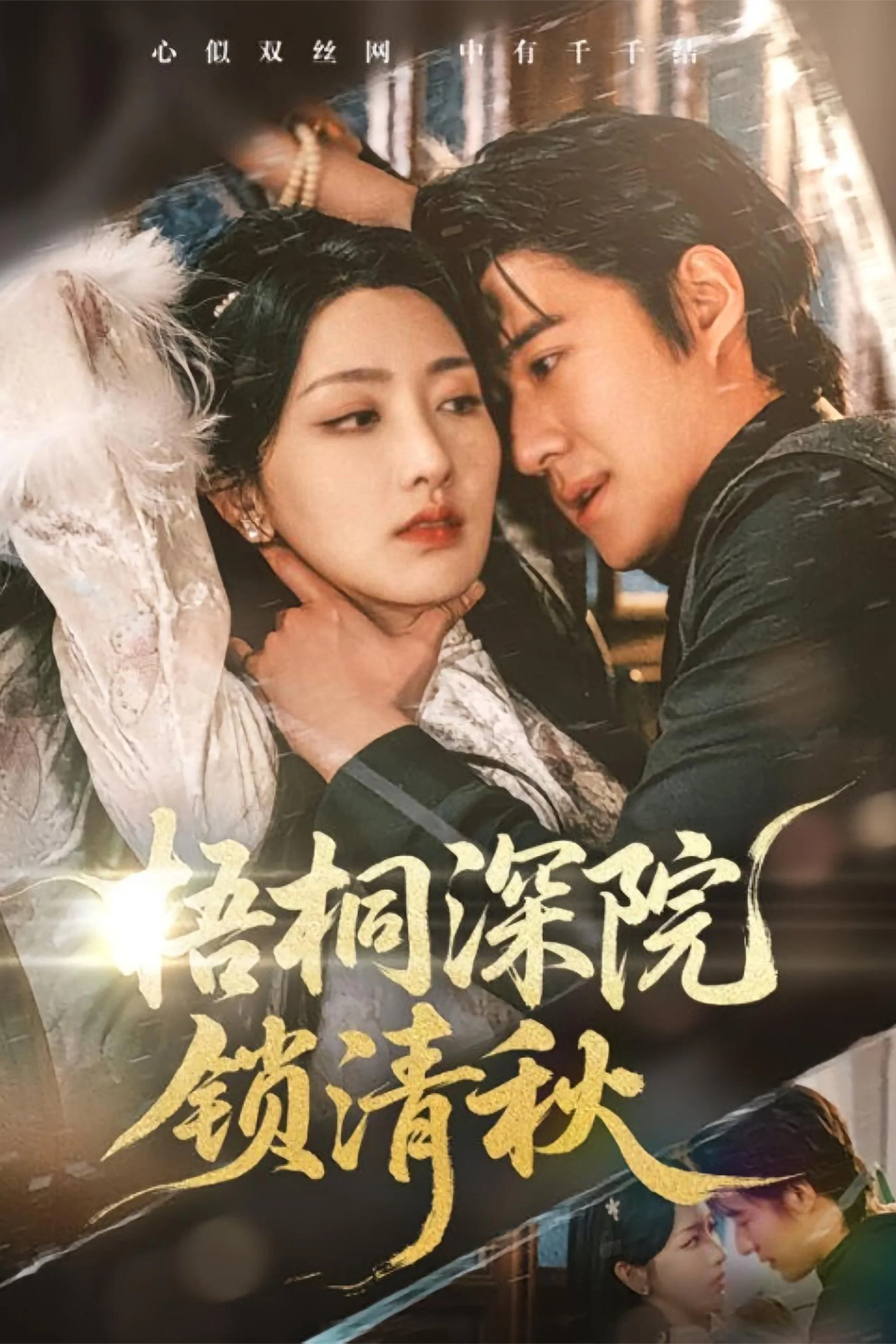 梧桐深院锁清秋