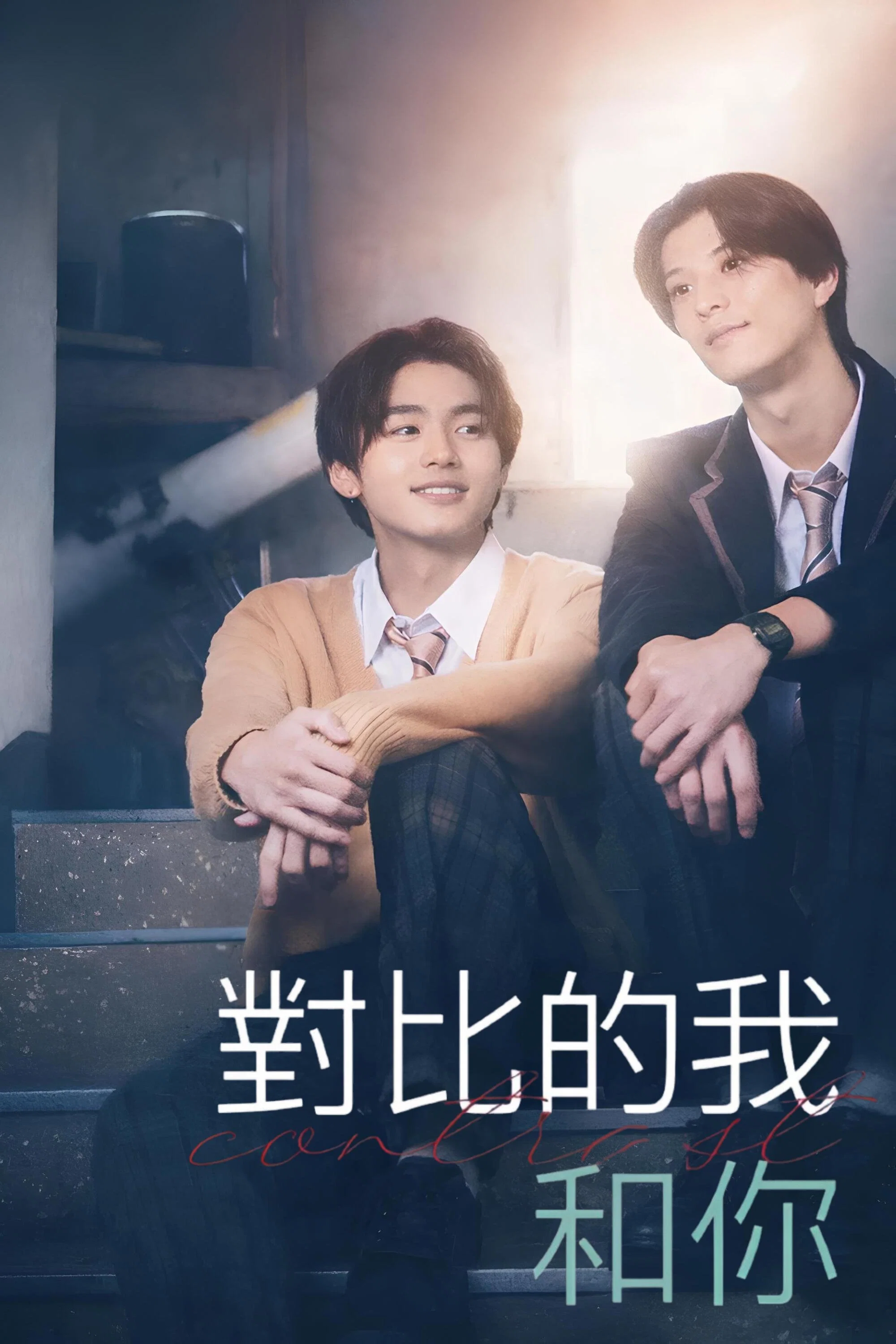 《对比的我和你》海报