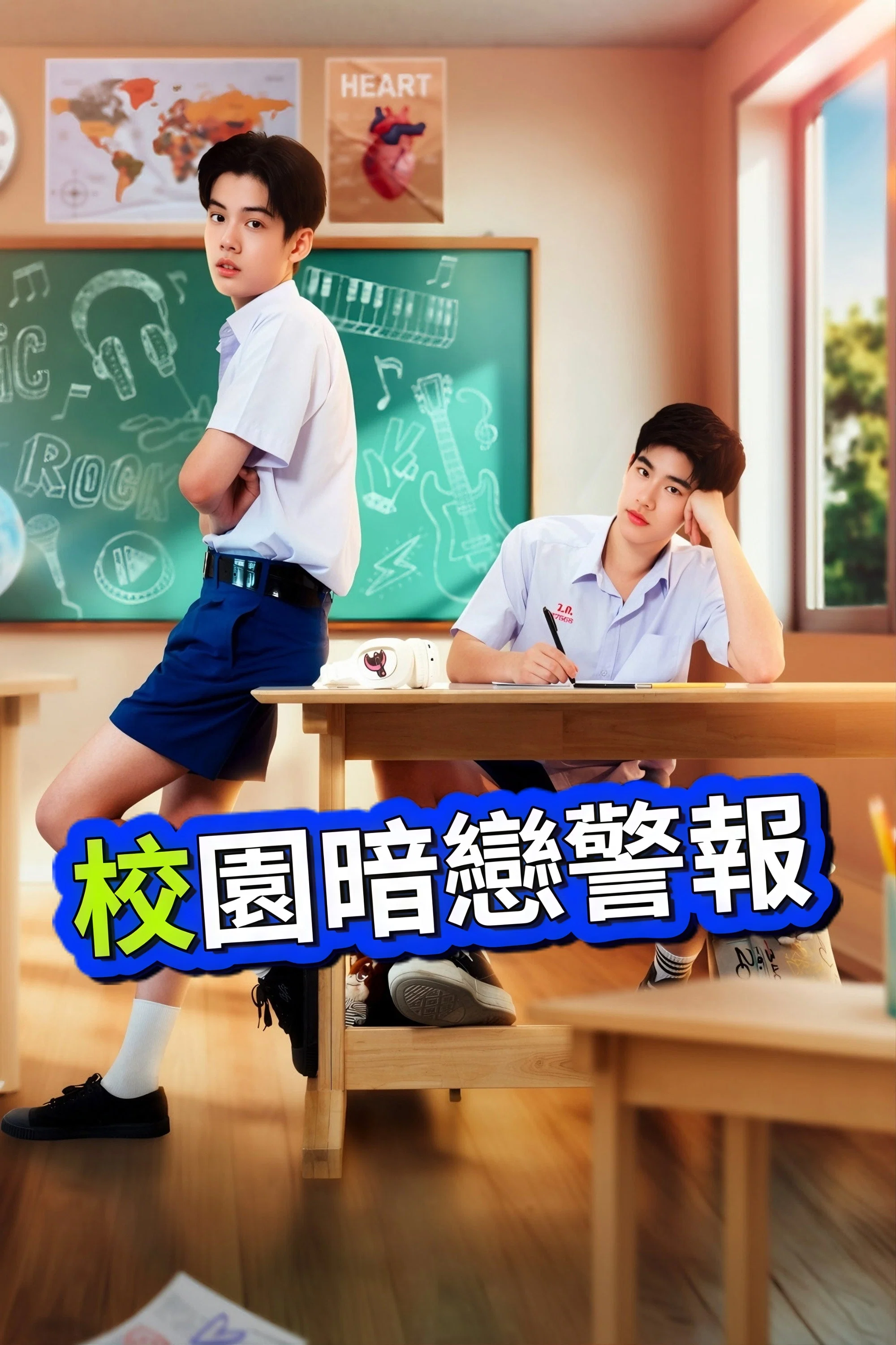 《校园暗恋警报》海报