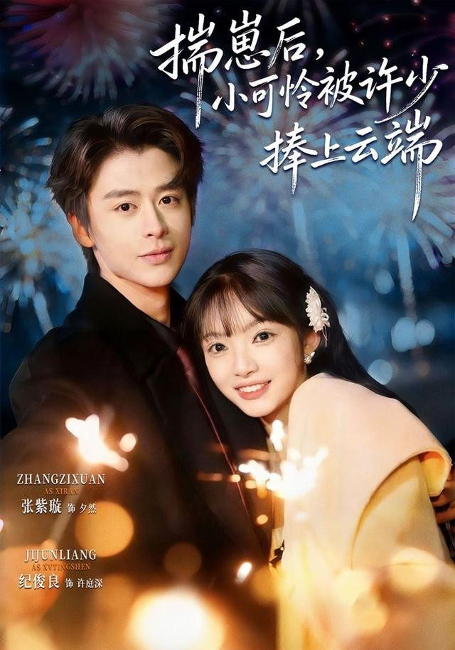 揣崽后，小可怜被许少捧上云端 真人剧海报